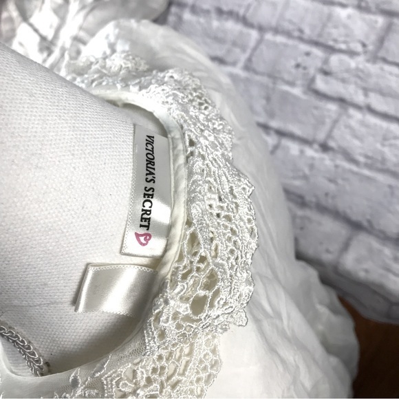 RARE Vintage Venetian Lace Embroidery Crochet Cotton 90s Victoria’s Secret - Picture 8 of 11